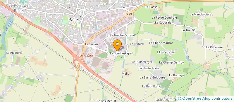 localisation de l'entreprise SCI LA TEILLAIS à PACE