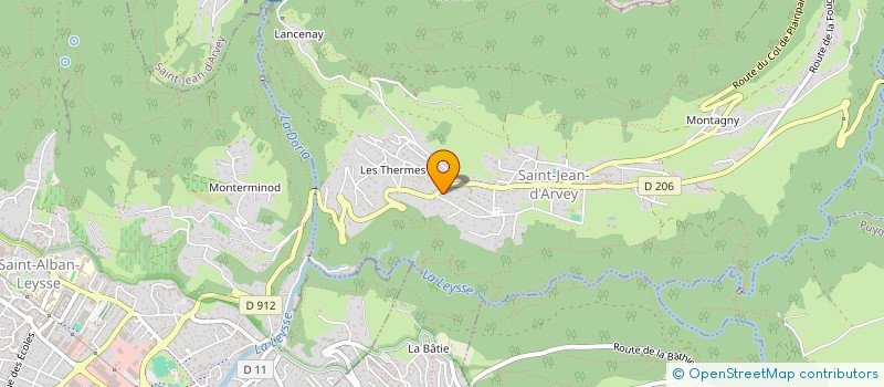 localisation de l'entreprise SCI LA TENANDIERE  SAINT-JEAN-D'ARVEY