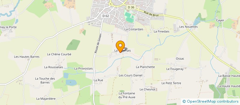 localisation de l'entreprise SCI LA TENEHAIS  BREAL-SOUS-MONTFORT