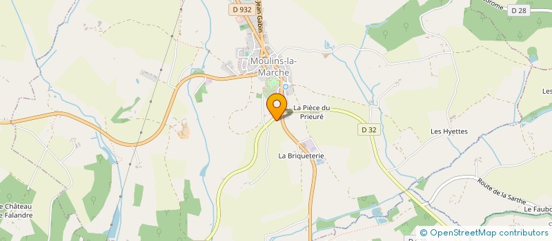 localisation de l'entreprise SCI LA TENTIAIRE à MOULINS-LA-MARCHE