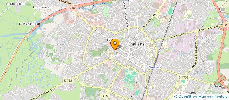 localisation de l'entreprise SCI LA TENUE à CHALLANS