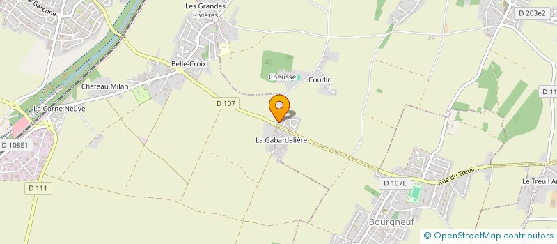 localisation de l'entreprise SCI LA TEOULERE  SAINTE-SOULLE