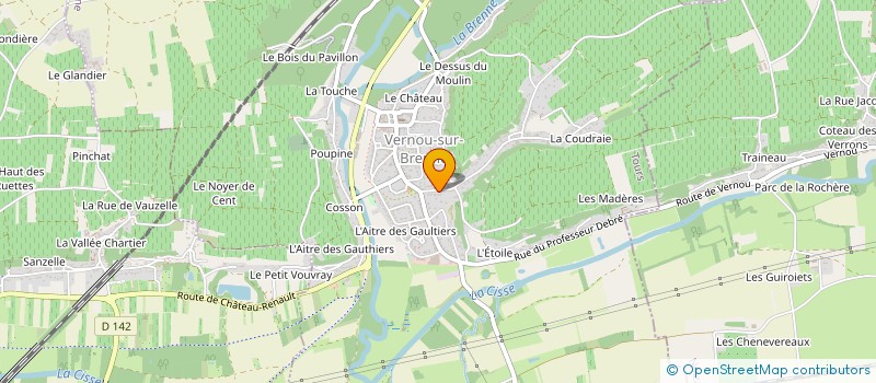 localisation de l'entreprise SCI LA TERGATERIE à VERNOU-SUR-BRENNE