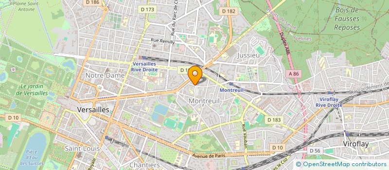 localisation de l'entreprise SCI LA TERRASSE à VERSAILLES