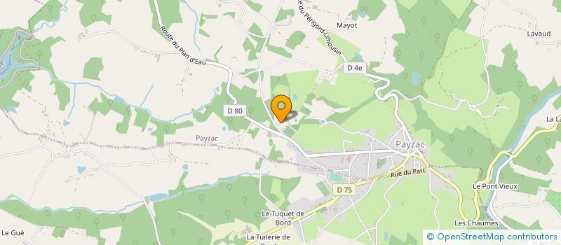 localisation de l'entreprise SCI LA TERRASSE  DUSSAC