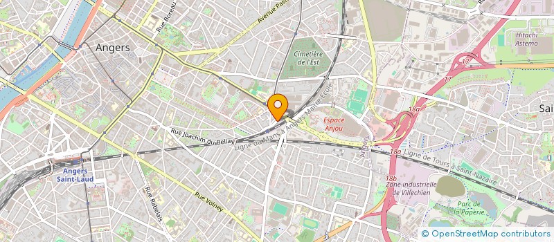 localisation de l'entreprise SCI LA TERRASSE à ANGERS