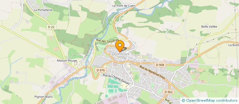 localisation de l'entreprise SCI LA TERRASSE à DOMFRONT-EN-POIRAIE