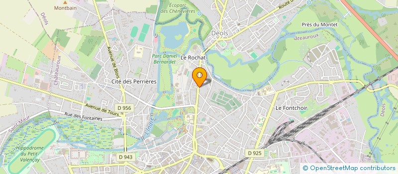 localisation de l'entreprise SCI LA TERRASSE à CHATEAUROUX