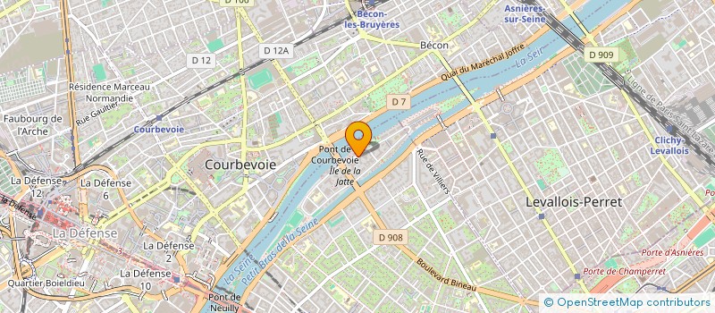 localisation de l'entreprise SCI LA TERRASSE à NEUILLY-SUR-SEINE