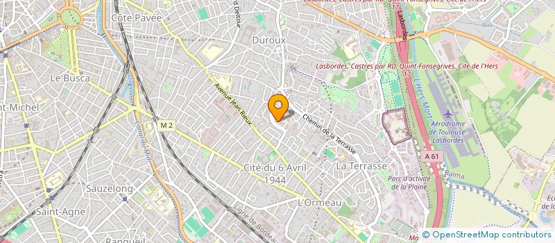 localisation de l'entreprise SCI LA TERRASSE  TOULOUSE