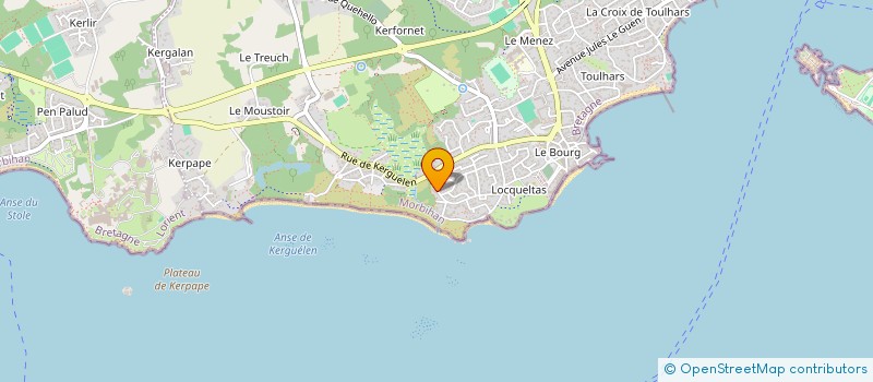 localisation de l'entreprise SCI LA TERRASSE  LARMOR-PLAGE