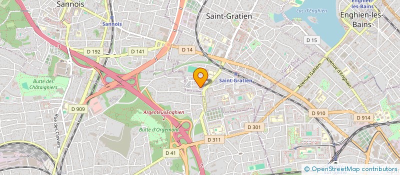 localisation de l'entreprise SCI LA TERRE AUX CLERCS à SAINT-GRATIEN