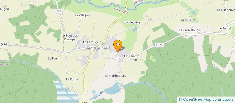 localisation de l'entreprise SCI LA TERRE BISE  SAINT-LAUNEUC