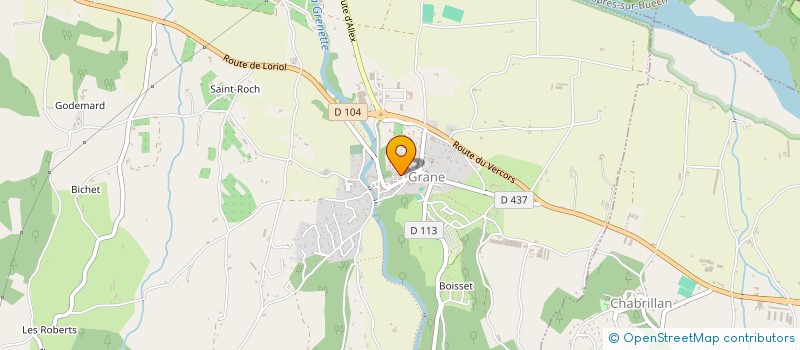 localisation de l'entreprise SCI LA TERRE DE L'HERMITAGE à GRANE