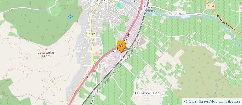 localisation de l'entreprise SCI LA TERRE PROMISE  CUERS