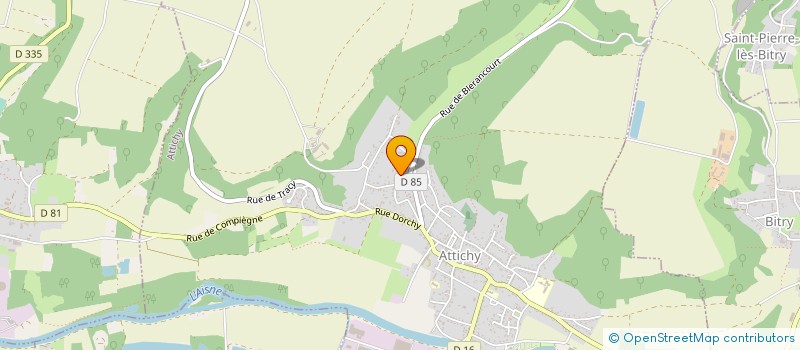 localisation de l'entreprise SCI LA TERRIERE  ATTICHY