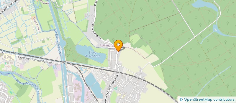 localisation de l'entreprise SCI LA TERRIERE  ARQUES