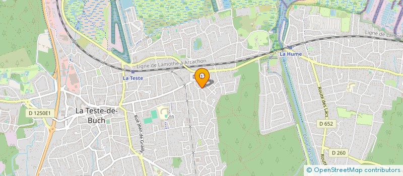 localisation de l'entreprise SCI LA TESTE ACCASTILLAGE à LA TESTE-DE-BUCH