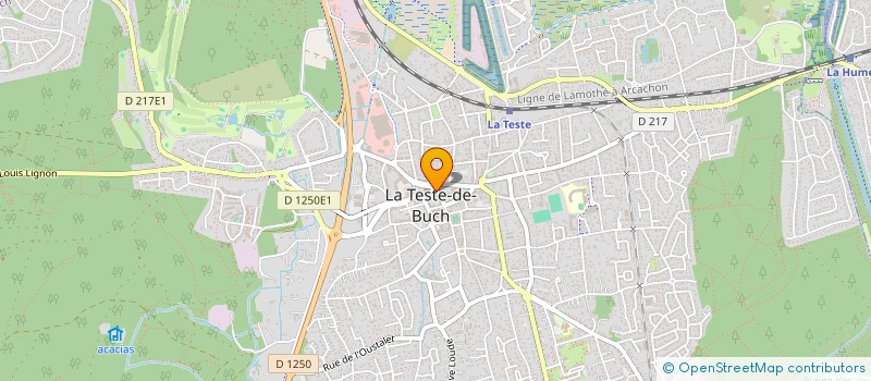 localisation de l'entreprise SCI LA TESTE IMMOBILIER à LA TESTE-DE-BUCH
