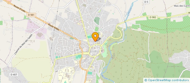 localisation de l'entreprise SCI LA TETRAKYS  UZES