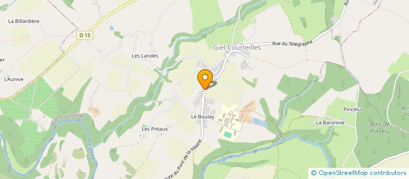localisation de l'entreprise SCI LA TEURGOULE à PUTANGES-LE-LAC