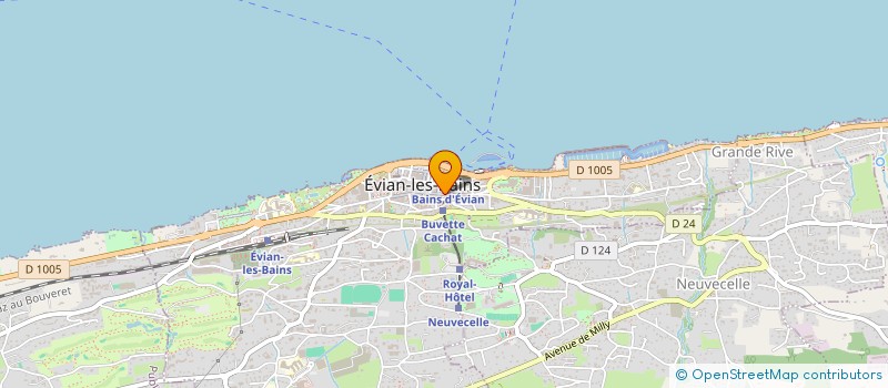 localisation de l'entreprise SCI LA THAILANDE  SAINT-GINGOLPH