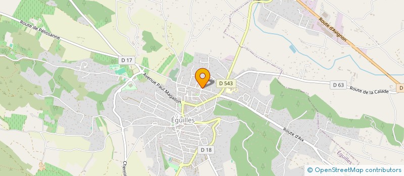 localisation de l'entreprise SCI LA THEBAIDE  EGUILLES