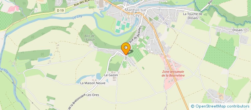 localisation de l'entreprise SCI LA THEBAIDE BLEUE  MAREUIL-SUR-LAY-DISSAIS