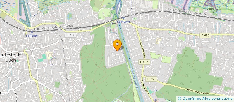 localisation de l'entreprise SCI LA THEMA à LA TESTE-DE-BUCH