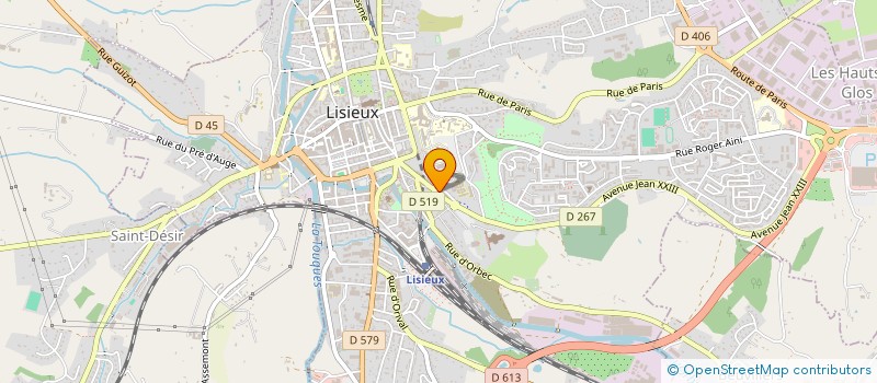 localisation de l'entreprise SCI LA THERESIENNE à LISIEUX