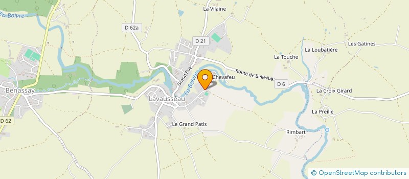 localisation de l'entreprise SCI LA THIBAUDIERE  BOIVRE-LA-VALLEE