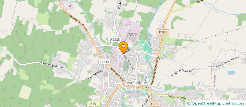 localisation de l'entreprise SCI LA THIBAULTIERE  CASTELJALOUX