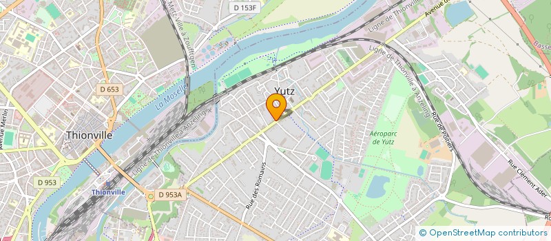 localisation de l'entreprise SCI LA THILIERE  YUTZ