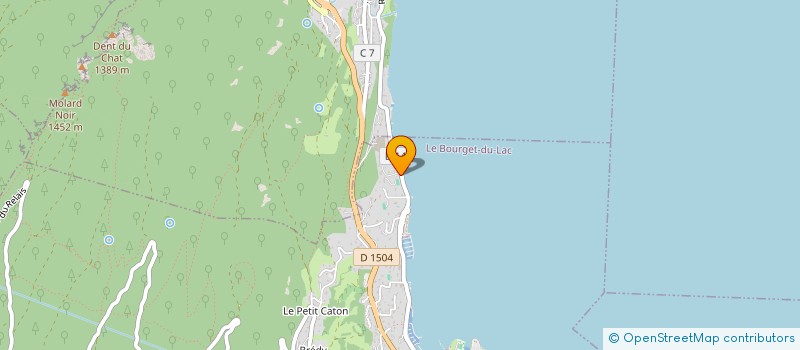 localisation de l'entreprise SCI LA THIOLLIERE  LE BOURGET-DU-LAC