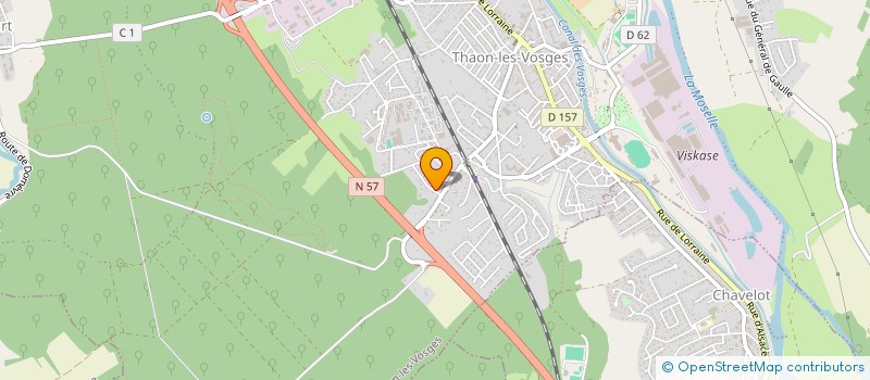 localisation de l'entreprise SCI LA THIRAUCOURTIENNE  THAON-LES-VOSGES