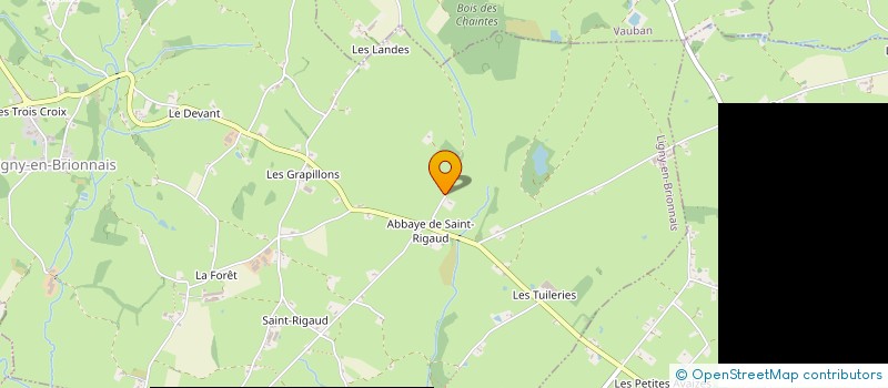 localisation de l'entreprise SCI LA THYMAIE  LIGNY-EN-BRIONNAIS