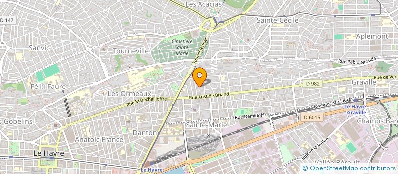 localisation de l'entreprise SCI LA TILLEULAISE à LE HAVRE