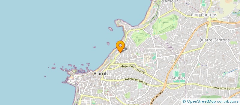 localisation de l'entreprise SCI LA TINTAZ à BIARRITZ