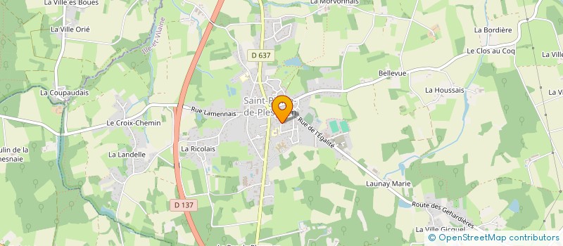 localisation de l'entreprise SCI LA TIOLAIS  MESNIL-ROC'H