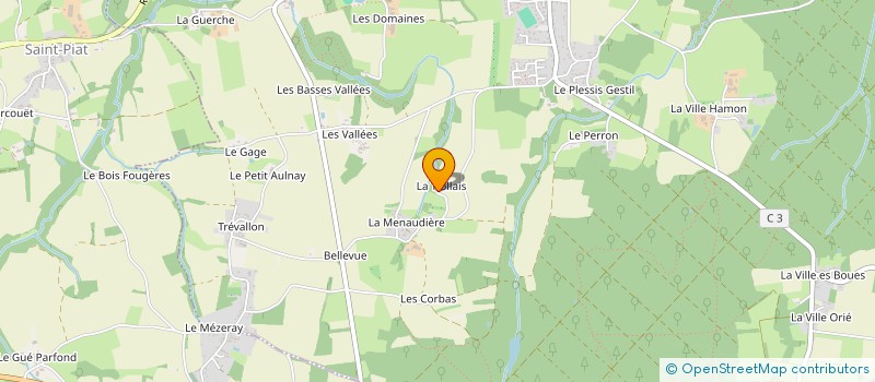 localisation de l'entreprise SCI LA TIOLLAIS  SAINT-HELEN