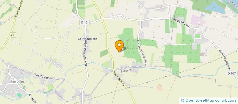 localisation de l'entreprise SCI LA TISONNIERE à JARGEAU