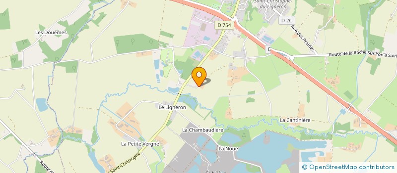 localisation de l'entreprise SCI LA TISONNIERE à SAINT-CHRISTOPHE-DU-LIGNERON