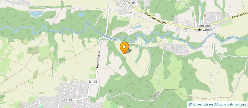 localisation de l'entreprise SCI LA TIVANIERE  ASSIEU