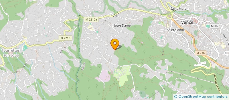 localisation de l'entreprise SCI LA TMG  VENCE