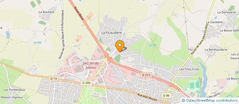 localisation de l'entreprise SCI LA TOCNAYE  PORNIC