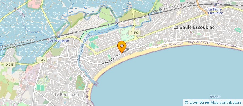 localisation de l'entreprise SCI LA TOMBELLE  LA BAULE-ESCOUBLAC