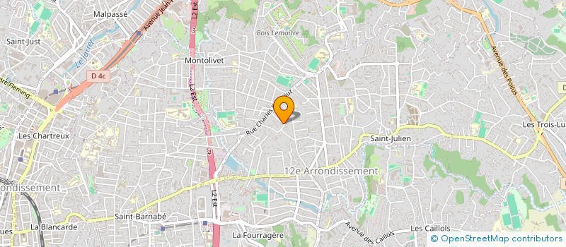 localisation de l'entreprise SCI LA TONNARA à MARSEILLE