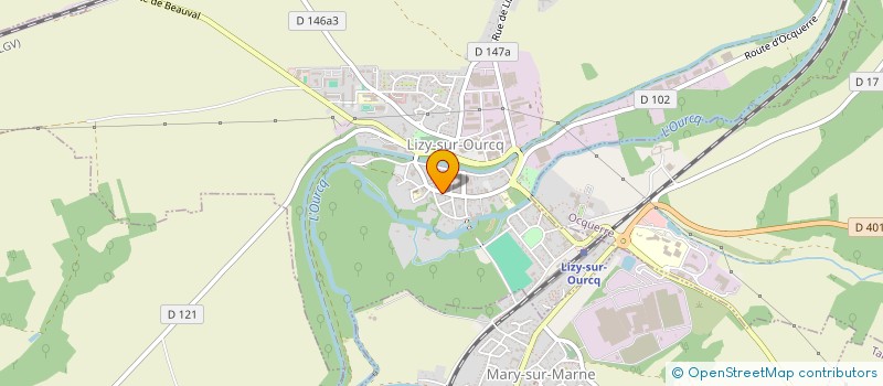 localisation de l'entreprise SCI LA TONNELLE  LIZY-SUR-OURCQ