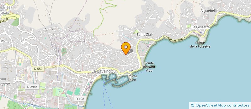 localisation de l'entreprise SCI LA TONNELLE à LE LAVANDOU