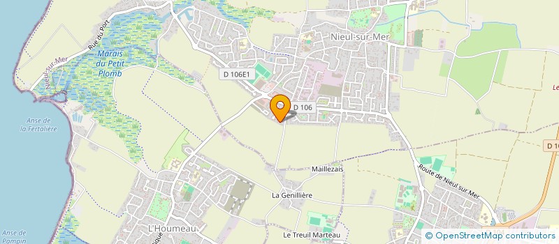 localisation de l'entreprise SCI LA TONNELLE  NIEUL-SUR-MER